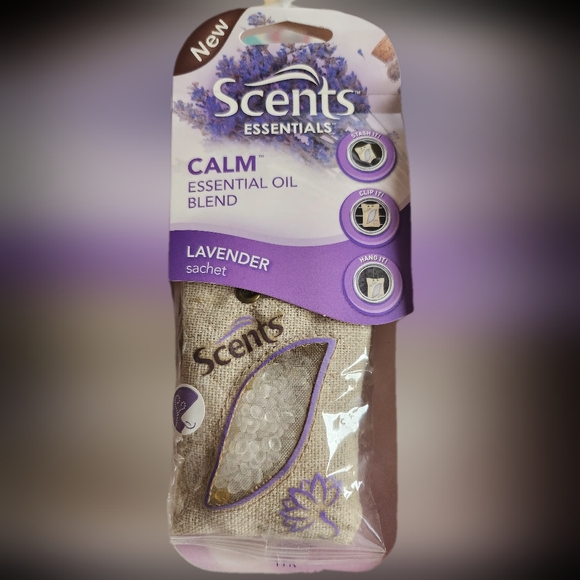 NWT 》3×《 SCENTS ESSENTIALS CALM ESSENTIAL OIL BLEND LAVENDER SACHETS! - Picture 3 of 11